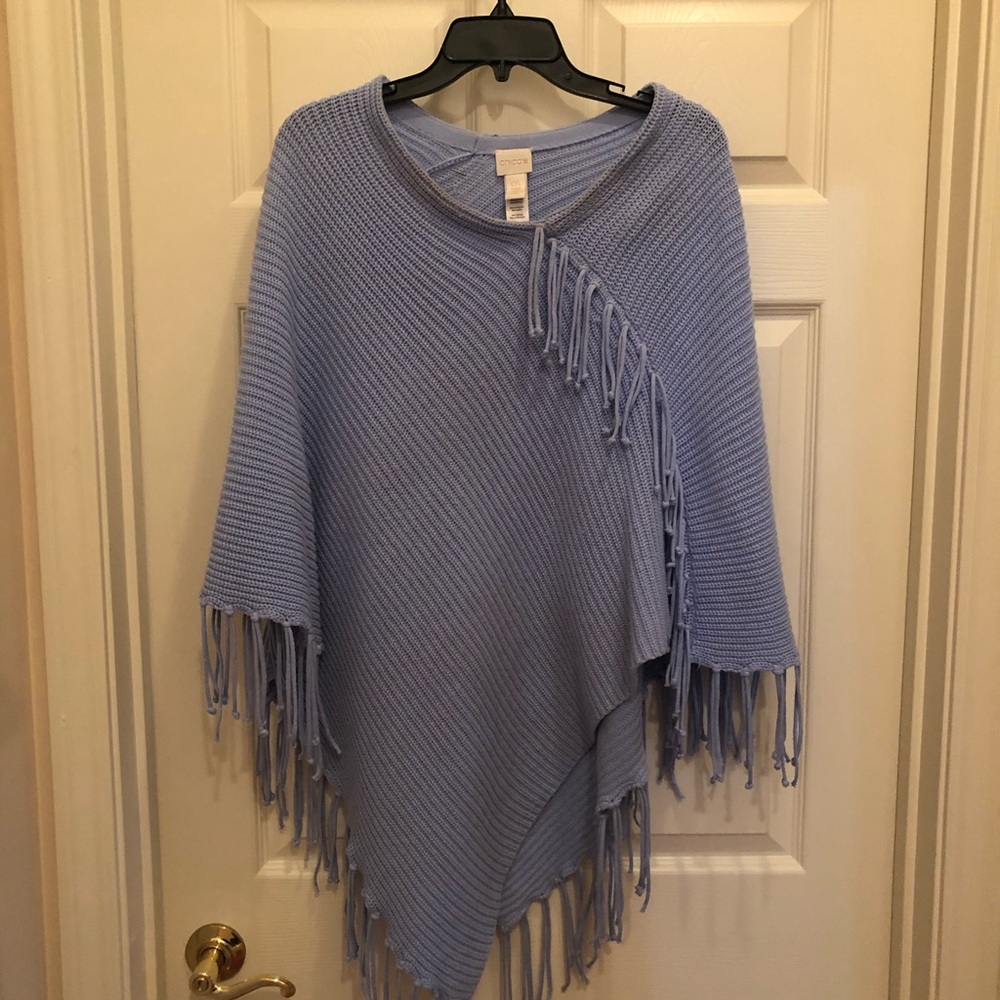 👏lowered $🥰Chico’s baby blue shaw